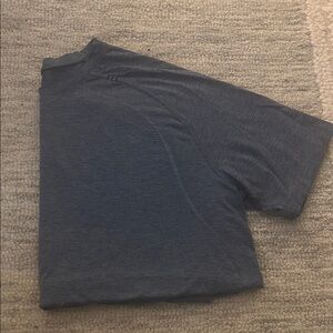 lululemon athletica Navy Short Sleeve Fitness shirt